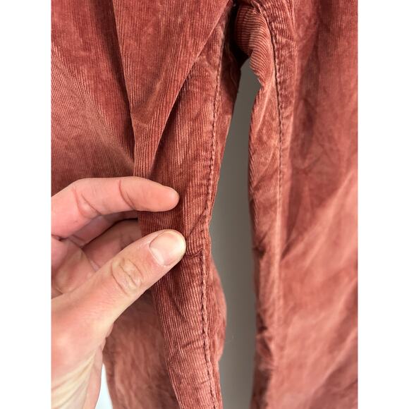 We The Free Jayde High Rise Corduroy Flare Pants Womens 28 Short Rust Stretch - Picture 7 of 9